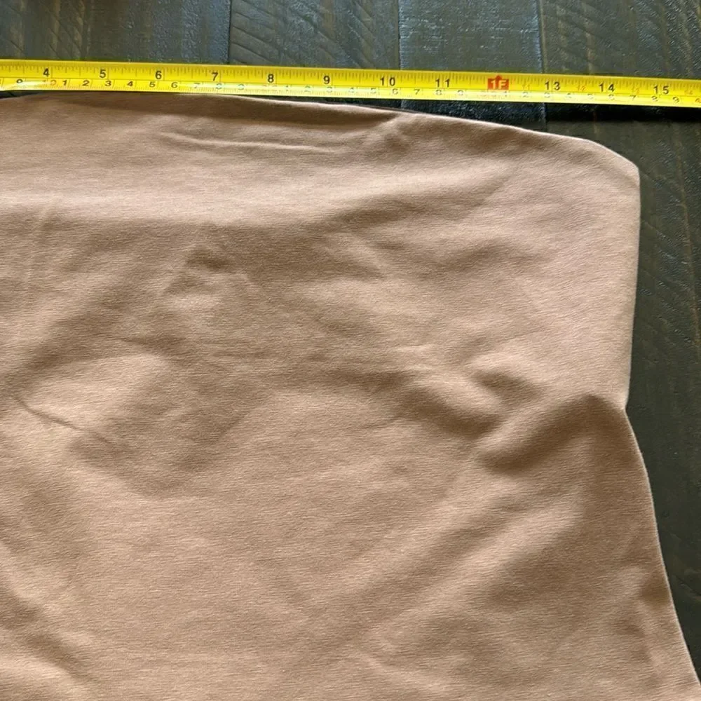 NWOT Free People Essential Brami Brown Strapless Tube Style Bra Support Cami